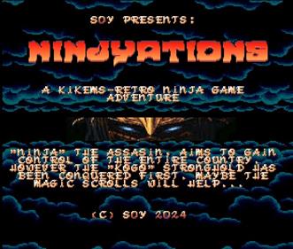 Ninjyations - Screenshot - Game Title (null) - 603x511