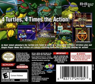 Teenage Mutant Ninja Turtles 3: Mutant Nightmare - Box - Back (North America) - 768x680