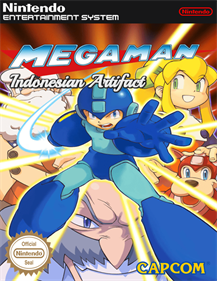Mega Man: Indonesian Artifact - Fanart - Box - Front (World) - 500x646