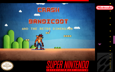 Crash Bandicoot and the Retro Dimension - Fanart - Box - Front (null) - 1130x707