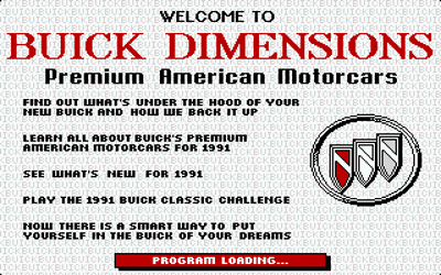 Buick Dimensions - Screenshot - Game Title (null) - 320x200