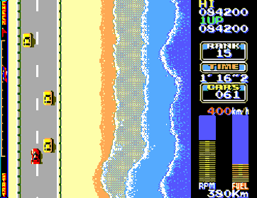 Road Fighter (Homebrew) - Screenshot - Gameplay (World) - 248x192