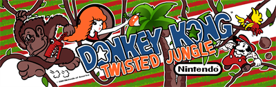 Donkey Kong Twisted Jungle - Arcade - Marquee (null) - 1461x461