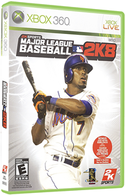 Major League Baseball 2K8 - Box - 3D (North America) - 567x878