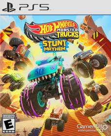 Hot Wheels Monster Trucks: Stunt Mayhem - Box - Front (North America) - 774x951