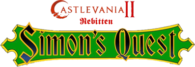 Castlevania II: Rebitten: Simon's Quest - Clear Logo (null) - 634x217
