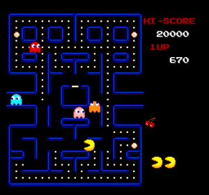 Pac-Man (Namco) - Screenshot - Gameplay (World) - 256x239