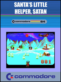 Santa's Little Helper, Satan - Fanart - Box - Front (null) - 798x1072