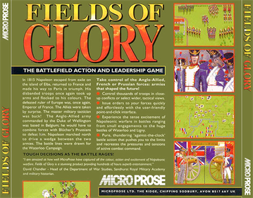 Fields of Glory: The Battlefield Action and Leadership Game - Fanart - Box - Back (World) - 1070x836