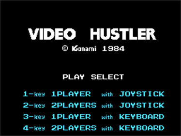 Konami's Billiards - Screenshot - Game Title (Japan) - 256x192