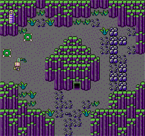 Knight on the Moon - Screenshot - Gameplay (World) - 256x240