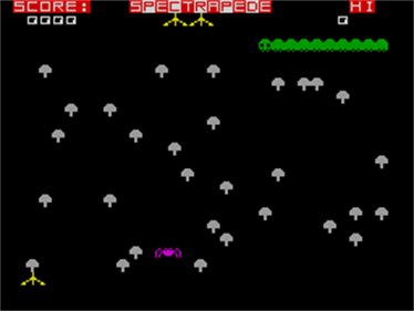 Spectrapede - Screenshot - Gameplay - 256x192