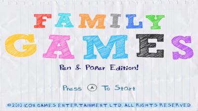 Family Games: Pen & Paper Edition! - Screenshot - Game Title (null) - 1920x1080