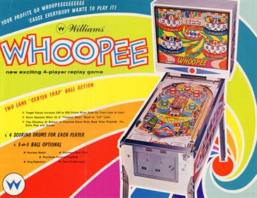Whoopee - Advertisement Flyer - Front (North America) - 1104x850