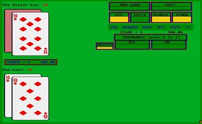 Carlos Monte's Blackjack & Solitaire - Screenshot - Gameplay (null) - 646x398