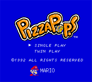 Pizza Pop Mario - Screenshot - Game Title (World) - 702x624