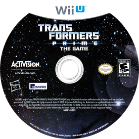 Transformers Prime: The Game - Disc (North America) - 500x500