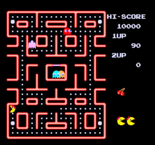 Illustration of Ms. Pac-Man Arcade