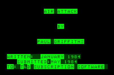 Air Attack - Screenshot - Game Title (null) - 1358x894