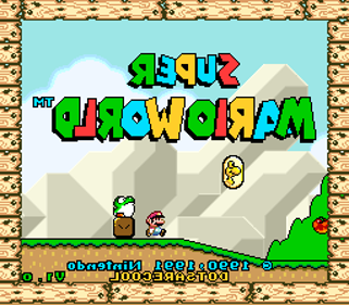 Super Mario World: dlroW oiraM repuS - Screenshot - Game Title (null) - 256x224