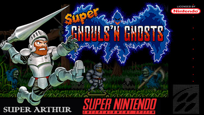 Super Ghouls 'N Ghosts: Super Arthur - Fanart - Box - Front (null) - 640x360