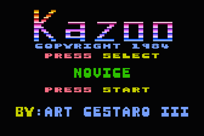 Kazoo - Screenshot - Game Title (North America) - 336x224