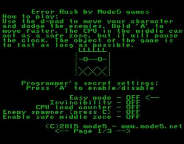 Error Rush - Screenshot - Game Title (null) - 619x484