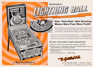 Lightning Ball - Advertisement Flyer - Front (North America) - 1170x850