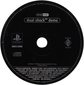 Dual Shock Demo - Disc (Australia) - 500x503