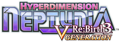 Hyperdimension Neptunia Re;Birth3 V GENERATION - Clear Logo (null) - 1200x425