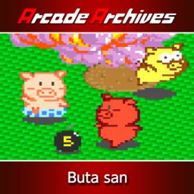 Arcade Archives Buta san - Fanart - Box - Front (null) - 256x256