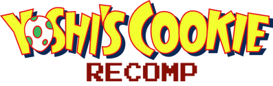 Yoshi's Cookie Recomp - Clear Logo (null) - 1860x585