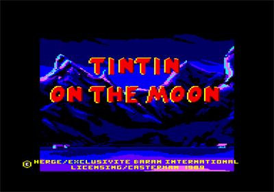 Tintin on the Moon  - Screenshot - Game Title (Europe) - 384x270