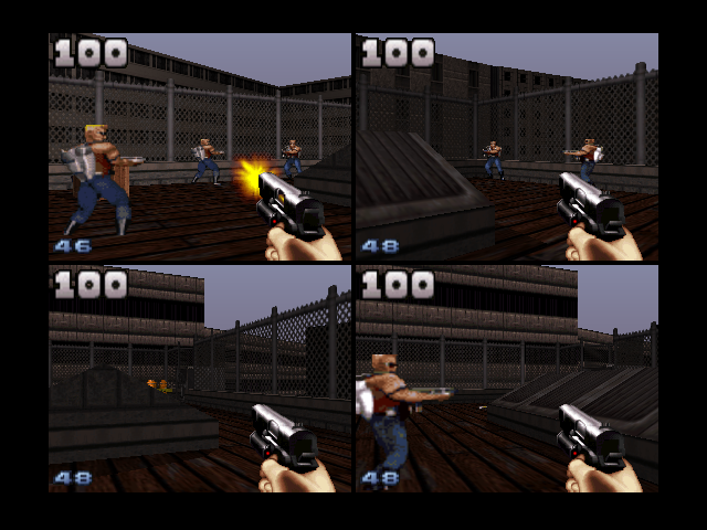 Illustration of Duke Nukem 64: 4-Player Coop