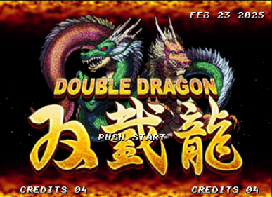 Double Dragon One - Screenshot - Game Title (World) - 794x576