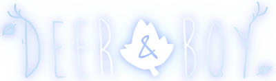 Deer & Boy - Clear Logo (World) - 1280x378