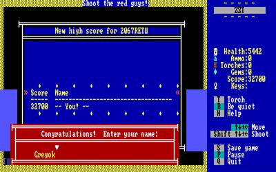 2067: Return To Grahsuz - Screenshot - High Scores (null) - 640x400