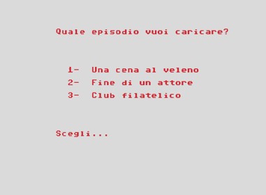 Thomas Bradly (Gialli Commodore 4) - Screenshot - Game Select (null) - 666x490