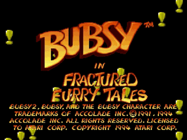 Bubsy in Fractured Furry Tales - Screenshot - Game Title (null) - 640x480
