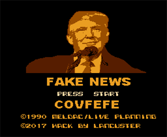 Fake News Covfefe - Screenshot - Game Title (North America) - 2633x2160