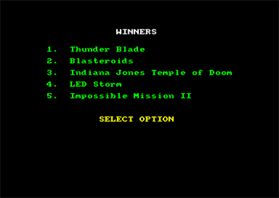 Winners! - Screenshot - Game Select (null) - 384x272