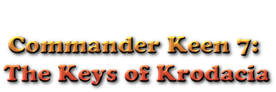 Commander Keen 7: The Keys of Krodacia - Clear Logo (null) - 812x271