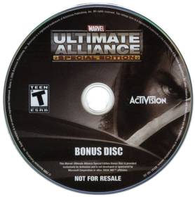 Marvel: Ultimate Alliance Special Edition - Disc (North America) - 793x800