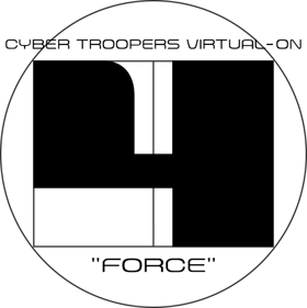 Cyber Troopers Virtual-On Force - Clear Logo (Japan) - 499x500