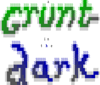 A Grunt In The Dark - Clear Logo (null) - 471x400