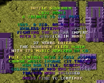 Battle Squadron CD32 Remix - Screenshot - Game Title (null) - 635x507