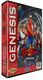 Real Bout Fatal Fury Genesis - Box - 3D (North America) - 720x1329