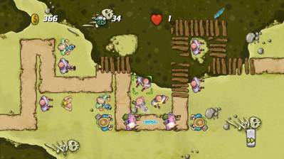 Swamp Defense - Screenshot - Gameplay (World) - 1000x562