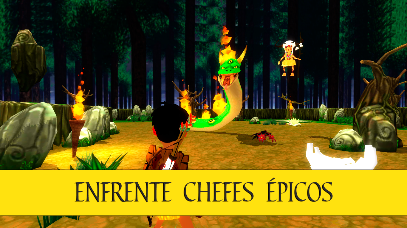 Illustration of Caapora Adventure Índio
