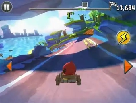 Illustration of Angry Birds Go!